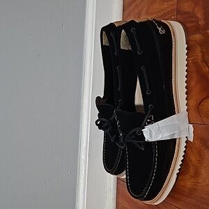 Cole Haan Men's Pinch Rugged Camp Moccasin Loafer. Black/off white/tan.